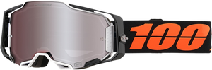 100% Armega Goggles - Blacktail - HiPER Silver Mirror 50003-00002