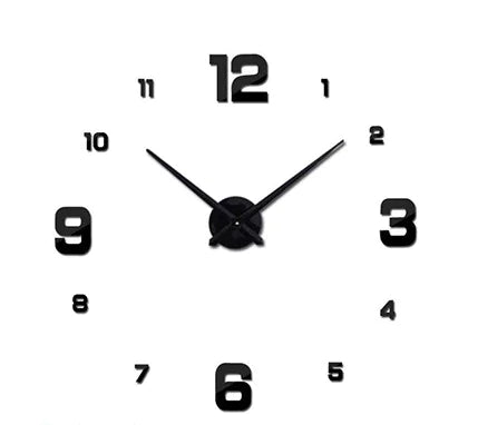 Artistic Wall Clock for Living Room Décor