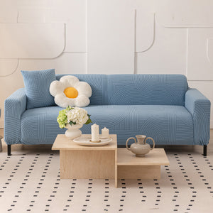 Fleece Stretch Sofa Slipcover Washable Soft Spandex Couch Cover Furniture Protector