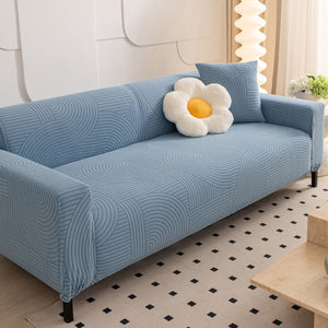 Fleece Stretch Sofa Slipcover Washable Soft Spandex Couch Cover Furniture Protector