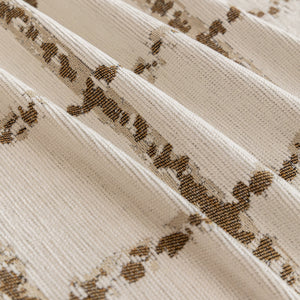 Grid Sofa Cover with Ruffle Skirt – Soft, Decorative, Full-Cover Couch Protector