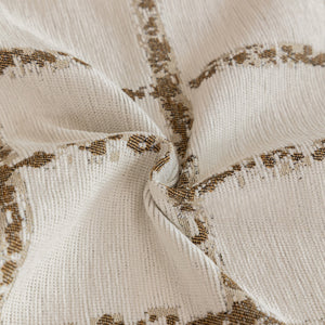 Grid Sofa Cover with Ruffle Skirt – Soft, Decorative, Full-Cover Couch Protector