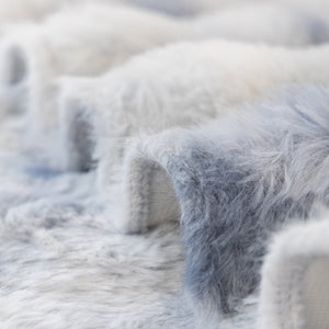 Thick Faux Fur Couch Cover Fluffy Fuzzy Warm Washable Furniture Protector for Kids Pets