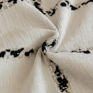 Grid Sofa Cover with Ruffle Skirt – Soft, Decorative, Full-Cover Couch Protector