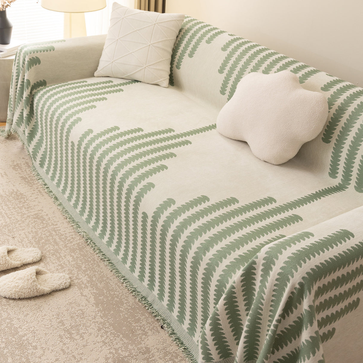 Soft Cozy Chenille Couch Cover Throws for Sofas, Couch Cover Blankets, Corner Sectional Couch Covers