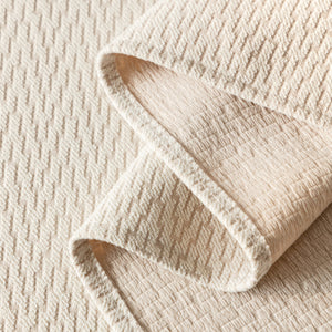 Herringbone Textured Sofa Throw Blanket, Durable Pet Friendly Modern Couch Slipcover