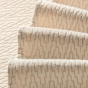 Herringbone Textured Sofa Throw Blanket, Durable Pet Friendly Modern Couch Slipcover