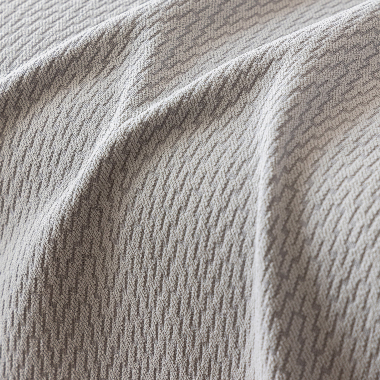 Herringbone Textured Sofa Throw Blanket, Durable Pet Friendly Modern Couch Slipcover