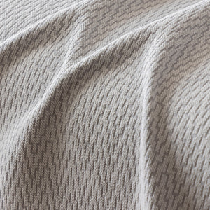 Herringbone Textured Sofa Throw Blanket, Durable Pet Friendly Modern Couch Slipcover