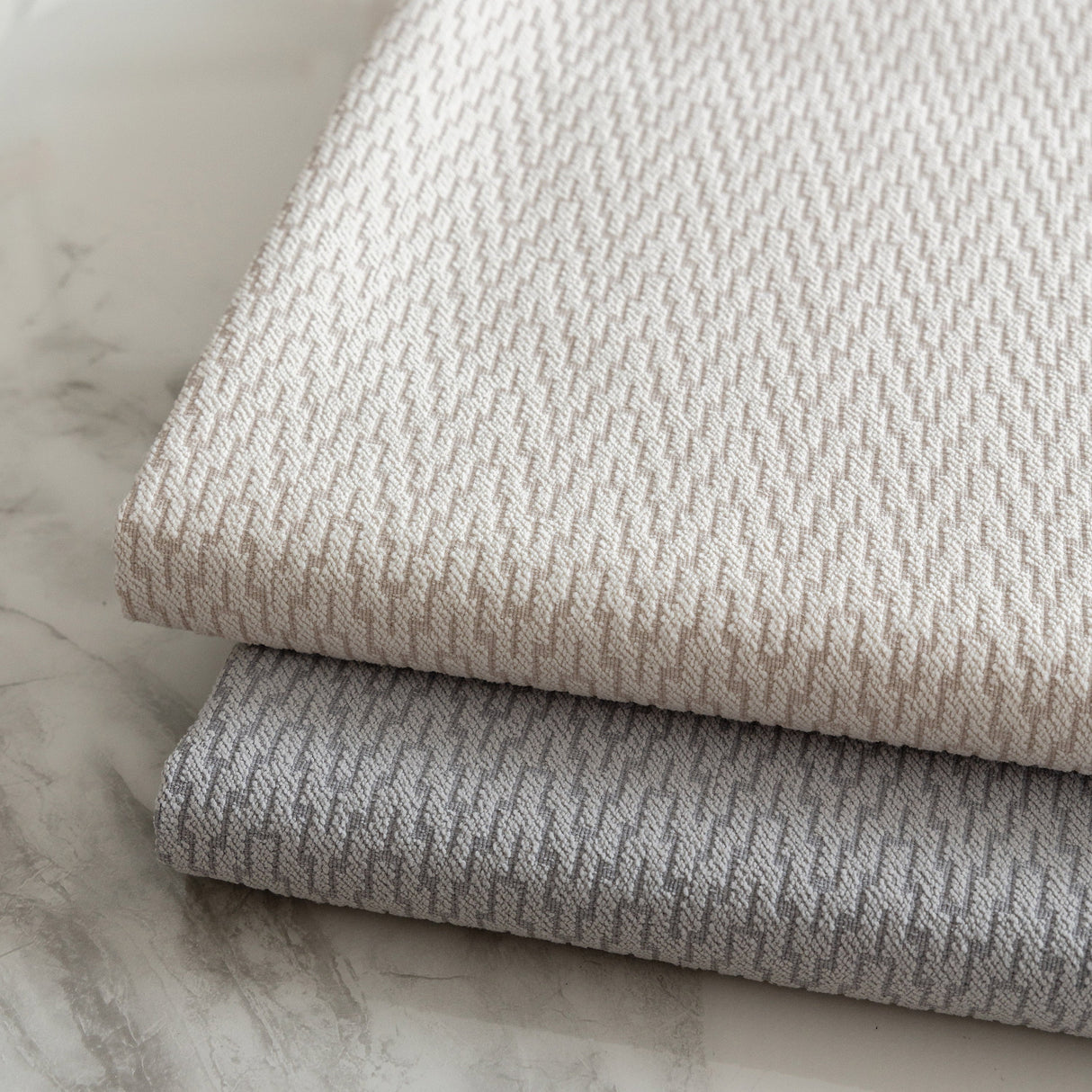 Herringbone Textured Sofa Throw Blanket, Durable Pet Friendly Modern Couch Slipcover