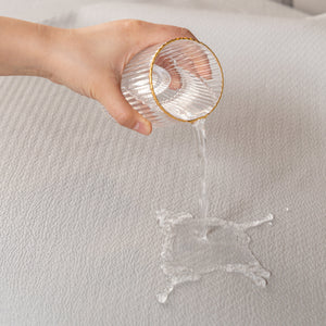 Waterproof Faux Leather Slipcover with Non-Slip Backing for Sofa, Pet Couch Protector for Living Room