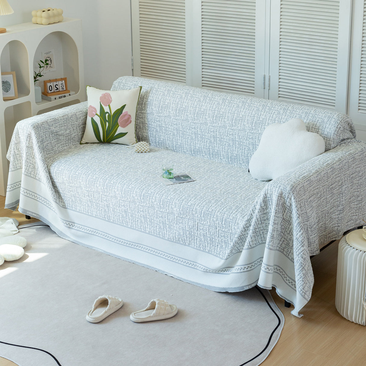 Cooling Throws for Sofas and Chairs, Scratch Resistant Couch Protector Blanket