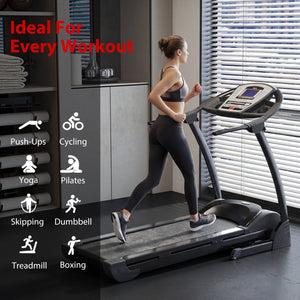 0.79 inch Set of 2 Thick Rubber Top Exercise Mat 48 Sq Ft with Boarders-Black