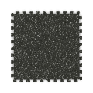 0.79 inch Thick Rubber Top Exercise Mat 48 Sq Ft with Boarders