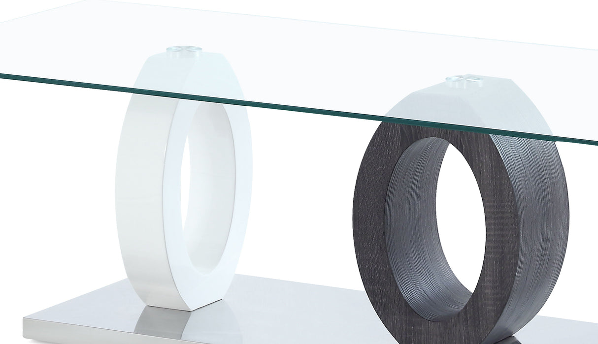 Tracker - Coffee Table - Brown / White by Couch.com