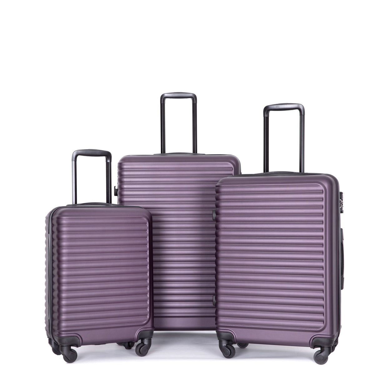 3 Piece Luggage Sets, Lightweight Suitcase With Two Hooks, Spinner Wheels, Tsa Lock by Couch.com