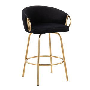 Claire - Contemporary & Glam Counter Stool (Set of 2) by Couch.com
