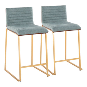 Mason Mara - Contemporary Design Fixed Height Counter Stool (Set of 2) by Couch.com
