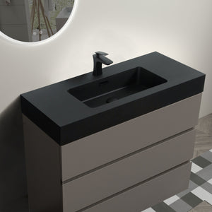Alice - Bathroom Vanity With Sink, Large Storage Freestanding Bathroom Vanity For Modern Bathroom, One-Piece Sink Basin Without Drain And Faucet by Couch.com