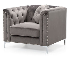 Contemporary Sloped Arm Chair by Couch.com