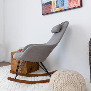 Chloe - Mid Century Modern Rocker Livingroom And Bedroom Chair by Couch.com