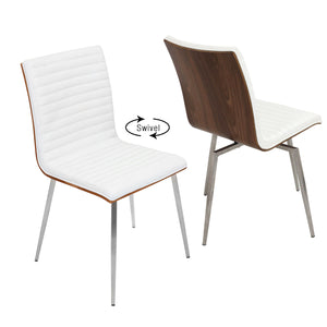 Mason - Contemporary Dining Chair (Set of 2) With Swivel by Couch.com