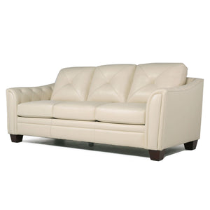 Modern Tufted Leather Sofa by Couch.com