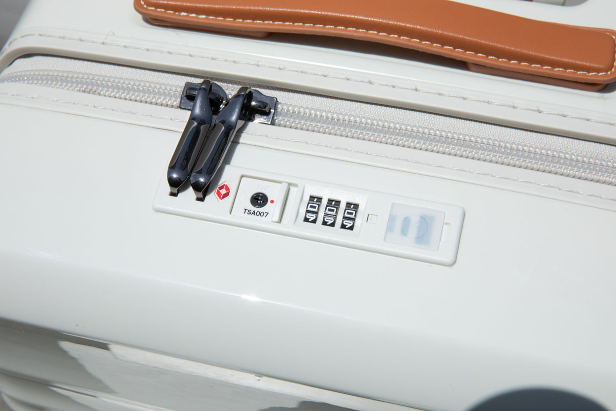 24" Luggage Lightweight Suitcase Tsa Lock USB Port Luggage Wheel by Couch.com