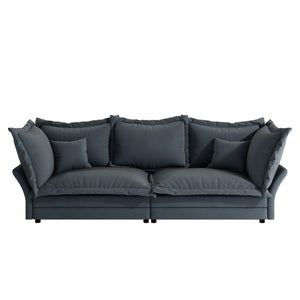 Modern Comfy Upholstered Sofa Cloud Couch, Deep Seat Couches With Multiple Large Soft Pillows by Couch.com