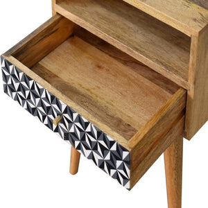 Mosaic Nightstand, 1 Drawer - Oak by Couch.com