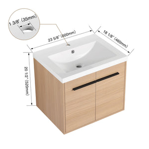 Bathroom Vanity Set With Resin Countertop Sink, 2 Doors by Couch.com