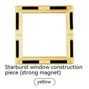 Color Window Asterism Magnetic Building Blocks Assembly