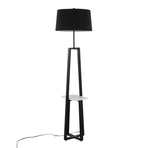 Cosmo - Shelf Contemporary / Glam Floor Lamp by Couch.com