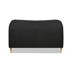 Roman - Curved Headboard Upholstered Platform Bed by Couch.com