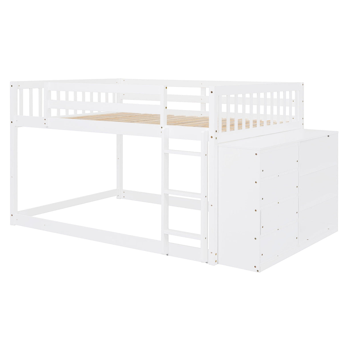 Bunk Bed With 4 Drawers And 3 Shelves by Couch.com