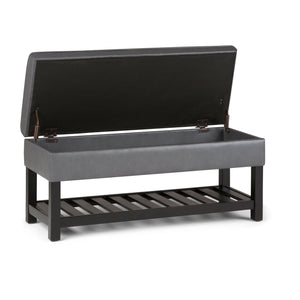 Cosmopolitan - Storage Ottoman Bench With Open Bottom by Couch.com
