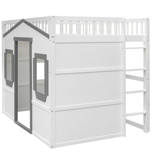 Elegant House Loft Bed With Ladder by Couch.com