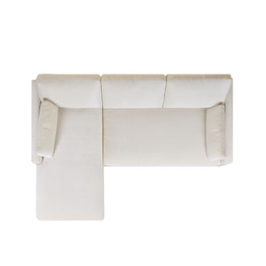 Knox - Modern Farmhouse Reversible Chaise Sectional Sofa by Couch.com