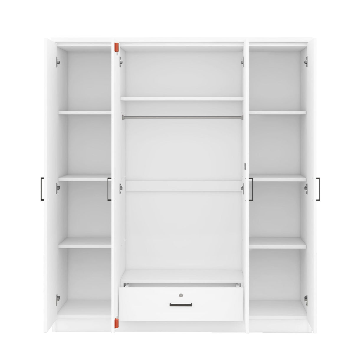 4 Door Wardrobe With 1 Drawer by Couch.com