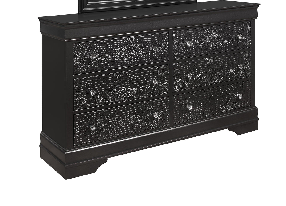 Shaker - Crocodile Metallic Dresser by Couch.com