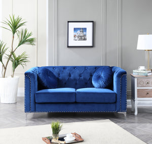 Stylish Sloped Arm Loveseat by Couch.com