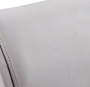 Upholstered Platform Bed With LED Light, Frame Slatted by Couch.com