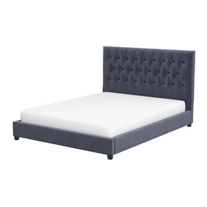 Donald - Mid-Century Modern Upholstered Platform Bed by Couch.com