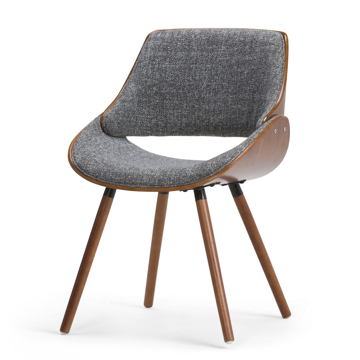 Malden - Bentwood Upholstered Dining Chair With Wood Back by Couch.com