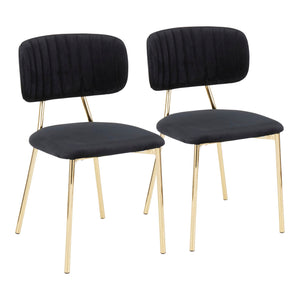 Bouton - Contemporary / Glam Chair (Set of 2) by Couch.com