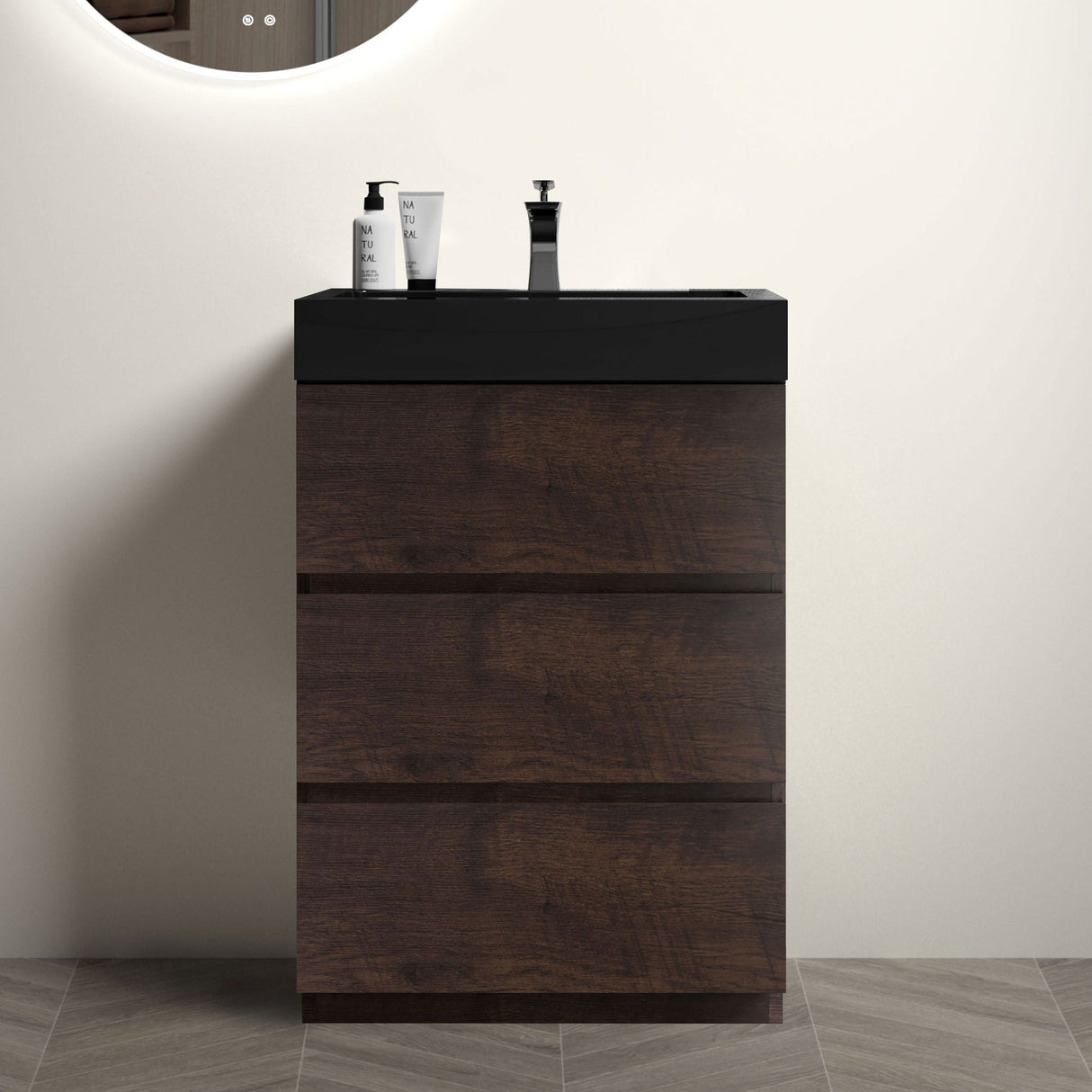 Alice - Bathroom Vanity With Large Storage, Freestanding