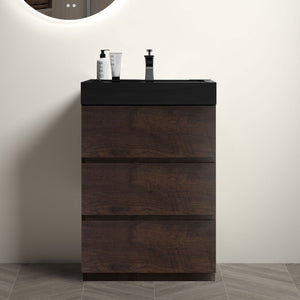 Alice - Bathroom Vanity With Large Storage, Freestanding