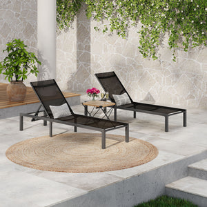 Westport - Outdoor Chaise Lounge (Set of 2) - Black by Couch.com