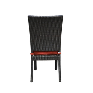 Balcones - Outdoor Wicker Dining Chairs With Cushions (Set of 8) by Couch.com