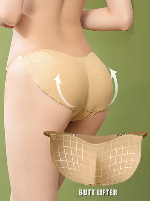 Invisible Boost Fake Butt Lifting Bikini Panties for Women – Ultra-Thin Breathable and Seamless Women's Lingerie for Natural Enhancement and All-Day Comfort